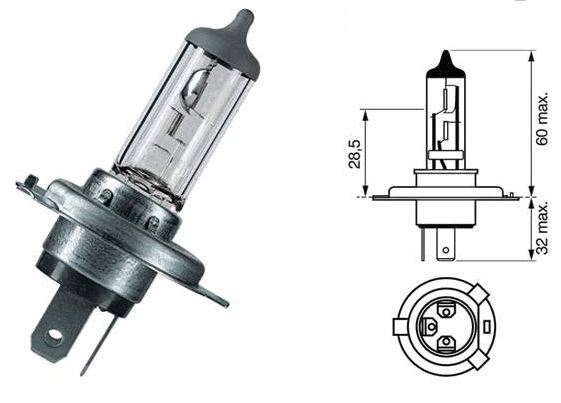 BOSCH Izzó, halogén 1987302923_BOSCH